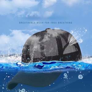 Gorras Trucker de 6 Paneles de Poliéster con Malla Completa, Gorras de Béisbol, Sombreros de Verano Transpirables para Exteriores, Gorras Snapback para Camping - Product Image 3