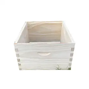 Factory Supply Bee Box for Bee Hive Wholesale Fir Wood 10 Frame Bee Box