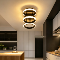 Luminaire suspendu LED minimaliste moderne, montage en surface, lampe géométrique pour salon, couloir, balcon, décoration intérieure