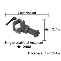 NSH adaptor perancah tunggal untuk Slider (42mm ke 51 Mm) peralatan Film aksesori kamera untuk merekam Video
