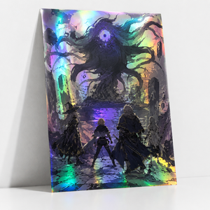 Poster Artistico Personalizzato Premium con Stampa Olografica Anime/Manga, Illustrazione Metallica Olografica, Poster da Collezione Fanart - Product Image 3