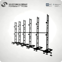 Structure de support au sol modulaire en aluminium pour mur vidéo LED, support arrière robuste pour écran LED, idéal pour panneaux d'affichage LED de location