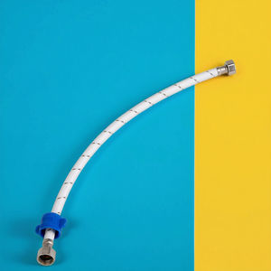 Manguera Flexible de Plomería de Nailon Trenzado de Estilo Nuevo, Color Blanco, para Accesorios de <span class=keywords><strong>Calentador</strong></span> de <span class=keywords><strong>Agua</strong></span> de Inodoro, 50 cm - Product Image 5