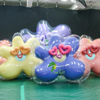 Personnalisé Extérieur Gonflable Double Couche Fleur Ballon Gonflable pour Événement Fête Décorations Publicité