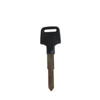 Coque de clé de voiture H-onda avec poignée noire en ABS, connecteur à brancher, logo du fabricant, marque, clé vierge adaptée au véhicule