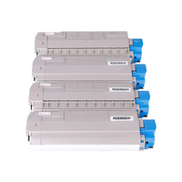 Cartucho de tóner de color para impresora láser compatible 44844616 44844615 44844614 44844613 usado para OKI C822