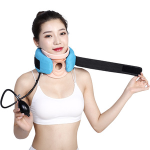 Haobang Inflatable Cervical <b>Traction</b> <b>Device</b> One Size <b>Neck</b> Brace For Home Use With Air Pump - Product Image 2