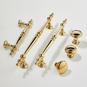 <span class=keywords><strong>Tiradores</strong></span> de Lujo <span class=keywords><strong>para</strong></span> <span class=keywords><strong>Muebles</strong></span>, Acabado PVD Dorado, <span class=keywords><strong>Tiradores</strong></span> de Latón Sólido <span class=keywords><strong>para</strong></span> Cocina, Perillas <span class=keywords><strong>para</strong></span> <span class=keywords><strong>Diseño</strong></span> de Interiores y Decoración del Hogar - Product Image 1