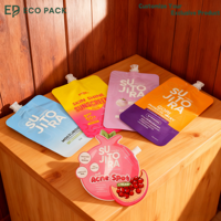 Sacs d'emballage alimentaire en papier kraft plastique personnalisés ECOPACK, style sac, film composite en rouleau, sac sous vide, sac à fermeture éclair, sac debout