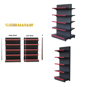 Étagère de présentation GU JIU Étagères de supermarché Étagères de présentation Étagère d'épicerie bon marché <span class=keywords><strong>notion</strong></span> de magasin - Product Image 2