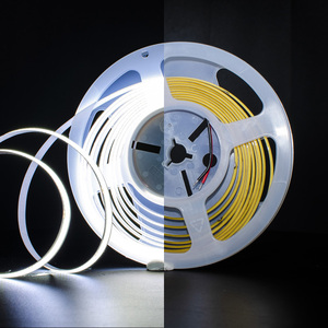 Bán buôn 8 mét linh hoạt COB <span class=keywords><strong>LED</strong></span> Strip ánh sáng trong nhà/ngoài trời không thấm nước 4000K 6500K 3000K tùy chọn 12V/24V 480chip/M đèn đồng - Product Image 2