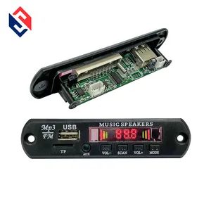 Großhandel am fm bluetooth decoder-Auto MP3 Soundkarte Decoder Board 12V AUX Modul MP3-Player mit Fernbedienung