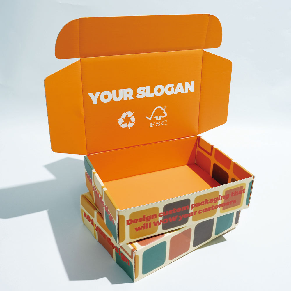 Secure Seal Shipping Boxes 5x5x4 - White Corrugated Mailers Bulk 200 Pack