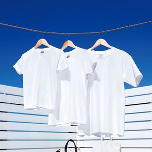 Camiseta Unisex Personalizada de Talla Grande para Hombre, Manga Corta, Venta al por Mayor, Bordado, Serigrafía en Algodón Blanco, Diseño Personalizable - Product Image 3