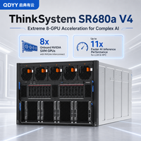 Serveur GPU ThinkSystem SR680a V4 8U, double processeur Intel Xeon 6, HGX B300 NVL8 8-GPU, serveur d'apprentissage IA d'entreprise GenAI