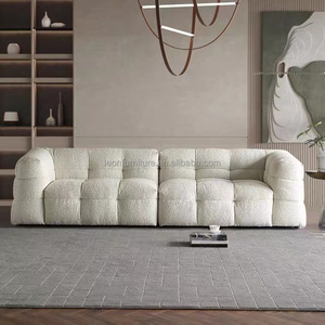 Sofá moderno y moderno para sala <span class=keywords><strong>de</strong></span> estar, conjunto <span class=keywords><strong>de</strong></span> muebles modulares <span class=keywords><strong>de</strong></span> tela <span class=keywords><strong>de</strong></span> terciopelo, estilo europeo - Product Image 4