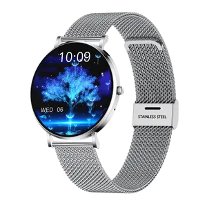 מסך עגול בצורת שעון חכם דק במיוחד DW01 עם תמיכה במסך AMOLED בגודל 1.32 אינץ' שעון חכם עמיד למים לגברים אישה