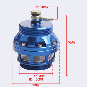 Van xả áp suất Turbo 50mm hàn hoặc kẹp, màu xanh dương, dành cho phụ tùng ô tô BMW - Product Image 3