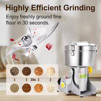 Machine à moudre électrique multifonctionnelle pour aliments secs, haricots, poudre fine, piment et épices, capacité 750g