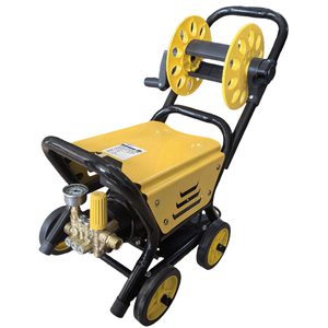 <span class=keywords><strong>Nettoyeur</strong></span> <span class=keywords><strong>haute</strong></span> <span class=keywords><strong>pression</strong></span> électrique portable <span class=keywords><strong>monophasé</strong></span> 220V 3000W, 4 roues, 100 bars, <span class=keywords><strong>nettoyeur</strong></span> de voiture, jet d'égout pour optique, état neuf - Product Image 2