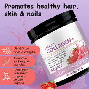 Bebida de Colágeno Marino en Polvo OEM/ODM, Suplemento Dietético con Biotina, Vitamina C y Melatonina para el Cuidado del Cabello, Piel y Uñas - Product Image 3