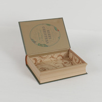 Scatola Regalo Magnetica Personalizzata a Forma di Libro, Confezione Natalizia di Lusso in Cartone Rigido con Logo