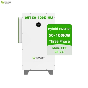 Growatt ไฮบริด50Kw 50-100K-HU 3เฟส50/63/75/100Kw พลังงานแสงอาทิตย์ไฮบริดสำหรับเชิงพาณิชย์ - Product Image 1