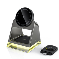 Nouveautés 2025, chargeur sans fil magnétique pliable 3 en 1 tendance avec lampe et support, station multifonctionnelle