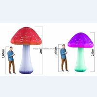 Mini champignon gonflable de décoration de scène avec Led