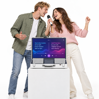 Lecteur de karaoké portable à écran tactile avancé de 27 pouces, machine de karaoké pour la maison, KTV