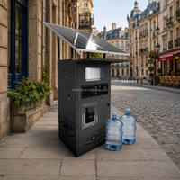 Máquina Expendedora de Agua Solar YISO, Dispensador de Agua Potable con Energía Solar, Kiosco de Agua Solar