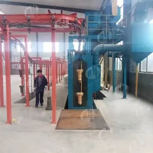 High efficiency hook cleaning equipment catenary stepping shot blasting machine