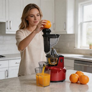 Extracteur de jus à froid YC-142, presse-agrumes à mastication avec grande <span class=keywords><strong>goulotte</strong></span> d'alimentation, séparateur de pulpe automatique <span class=keywords><strong>pour</strong></span> fruits et légumes - Product Image 1