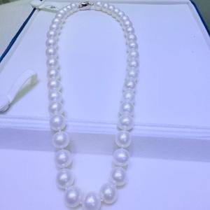 Collier de perles d'eau douce certifiées 10-11 mm, rondes, forte brillance, sans défaut, cadeau parfait pour maman avec boîte de présentation - Product Image 5