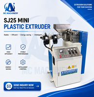 Extrudeuse de laboratoire miniature SJ25 à vis simple de 25 mm de diamètre pour le plastique PP PE PET ABS PLA TPU TPE PA Nylon
