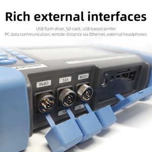 Hassas Dış Mekan 7 inç 1625nm PON <span class=keywords><strong>OTDR</strong></span> IP65 El Tipi Mini Optik Zaman Alanı Reflektometresi TCP/GSM/GPRS/SDK Desteği 5cm - Product Image 5