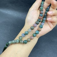 Vente chaude Religieux Tasbih Prière Bracelet Naturel Jade Pierre Musulman Islamique Chapelet Perlé Gland Bracelet Cadeau