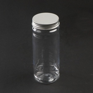 Tarro Redondo de Plástico para Galletas y Dulces, Libre de BPA, de 160 ml, 230 ml, 6 oz, 8 oz, con Tapas de Aluminio Plateadas y Doradas para Almacenar Té, Granos de Café y Nueces - Product Image 2