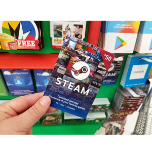 <span class=keywords><strong>Tarjeta</strong></span> de Regalo Personalizada con Logotipo, Nombre, Número de Contacto y Correo Electrónico para <span class=keywords><strong>Steam</strong></span> de EE. UU. 100 (Solo para EE. UU.) - Product Image 1