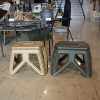 Nouveau design Bafuluo Tabouret pliable de camping à chargement lourd pour l'extérieur