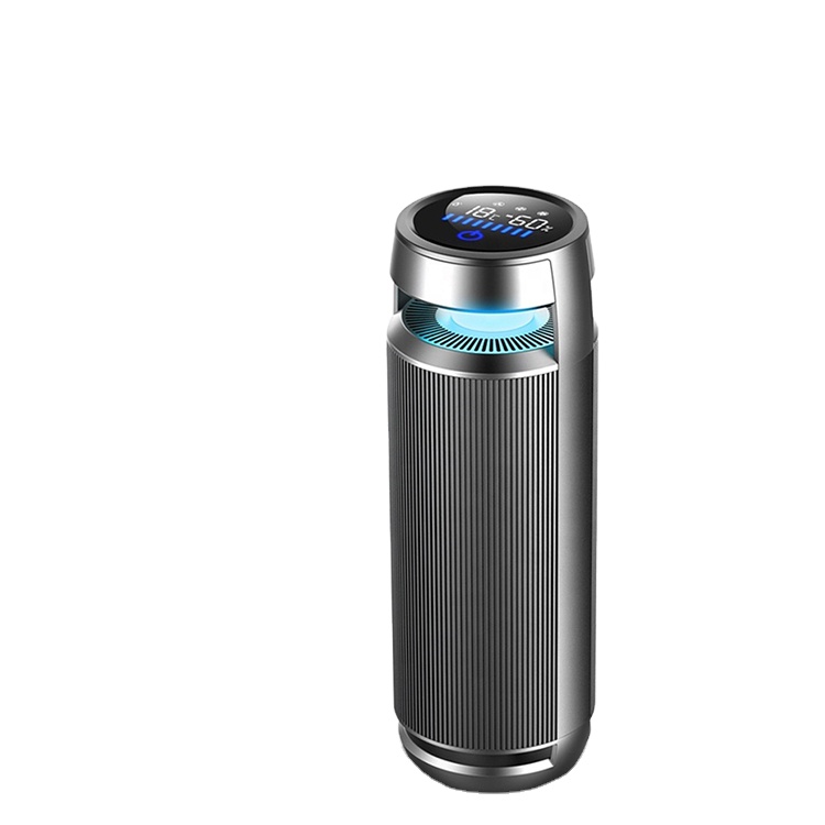 Новейшее поступление, миниатюрный портативный воздушный очиститель из алюминиевого сплава с Hepa-фильтрами и USB