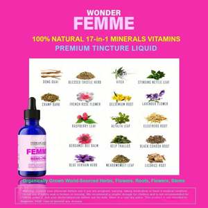 Supplément Ménopause Drop Avec Dong Quai Racine De Réglisse Femmes Hormone Équilibré PMS Ménopause Extrait Liquide Anti Vieillissement OEM - Product Image 4