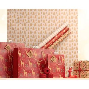 Christmas Paper <b>Bag</b> <b>Craft</b> Lovely Home Mini Tag Included High Tear Resistance Load Capacity Lightweight Shopping Paper <b>Bag</b> - Product Image 6