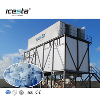 Systèmes de glace ICESTA : Usine de glace industrielle pour le refroidissement du béton, 20t, 40t, 60t, très fiables et longue durée de vie, très demandés au Moyen-Orient