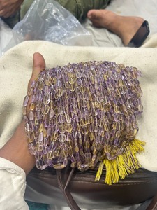 ลูกปัดหิน Ametrine ที่มีความต้องการสูงสำหรับทำเครื่องประดับเช่นสร้อยข้อมือและสร้อยคอ - Product Image 2