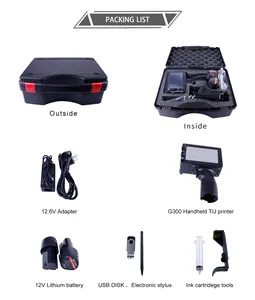 DOCOD OEM/ODM G300 25.4mm el BASKI MAKİNESİ taşınabilir etiket BASKI MAKİNESİ QR kod barkod