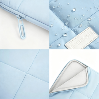 Puffy Laptop Sleeve 13-14 Inch, Laptop Carrying Case, Matte Blue 14-inch Computer Case for Women and Men OEM ODM LOGO Custom
