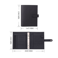 Carnet de notes A6 à feuilles mobiles pour entreprise, Vente en gros de classeurs A6 à anneaux avec couverture rigide personnalisable, Classeur en cuir personnalisable