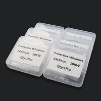 Lentille de protection en silice fondue 34x5mm pour laser, pièces détachées pour machine de découpe laser à fibre, plusieurs tailles disponibles