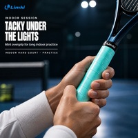 Poignée de raquette de tennis confortable au toucher, résistante à l'usure, prix compétitif, logo personnalisé, vente en gros d'usine